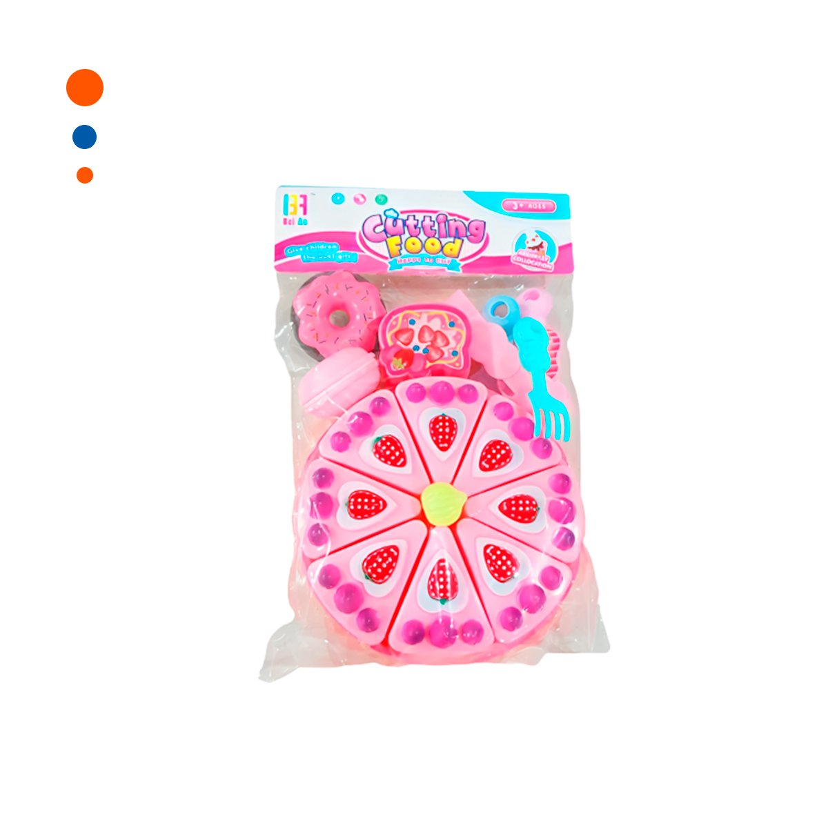 PACK2 JUGUETE DE TARTA Y UTENCILIOS Y+PAPEL DE REGALO - 3