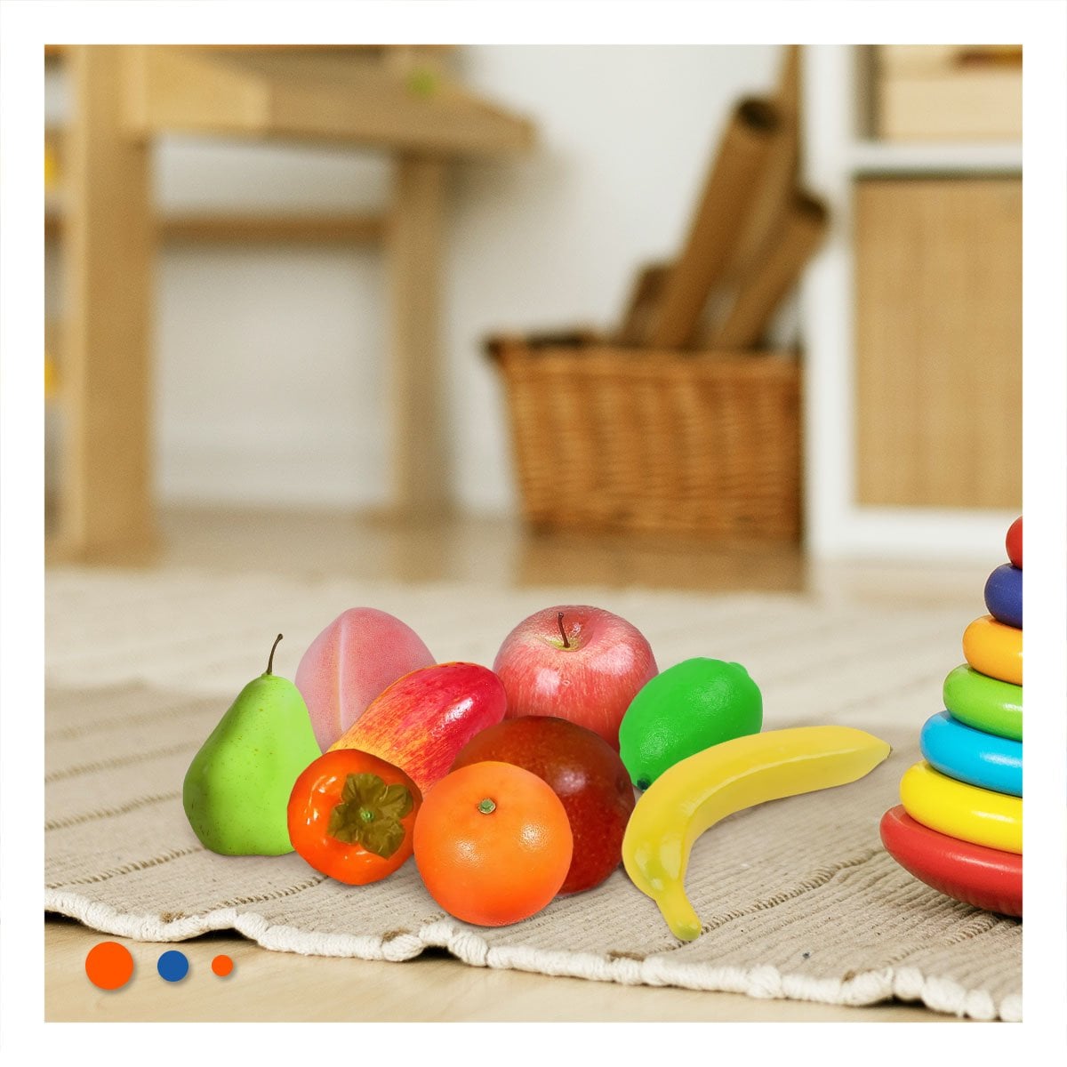 PACK12 SET PARA RECONOCER FRUTAS Y+PAPEL DE REGALO - 3