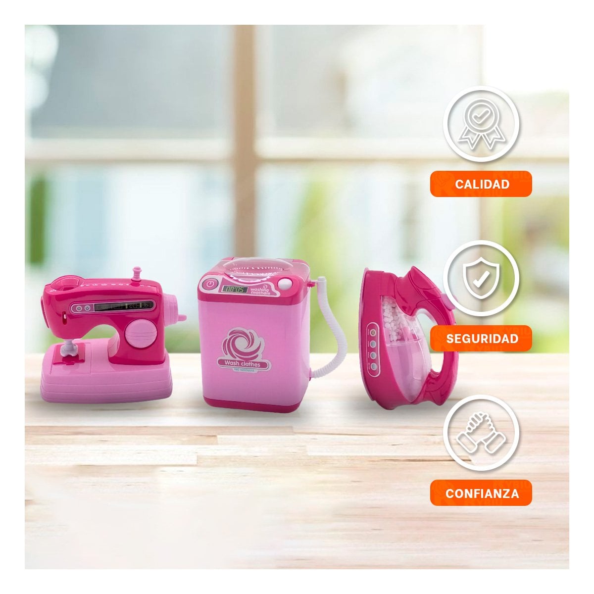 JUGUETE INFANTIL DE SET DE MAQUINAS PARA EL HOGAR - 1