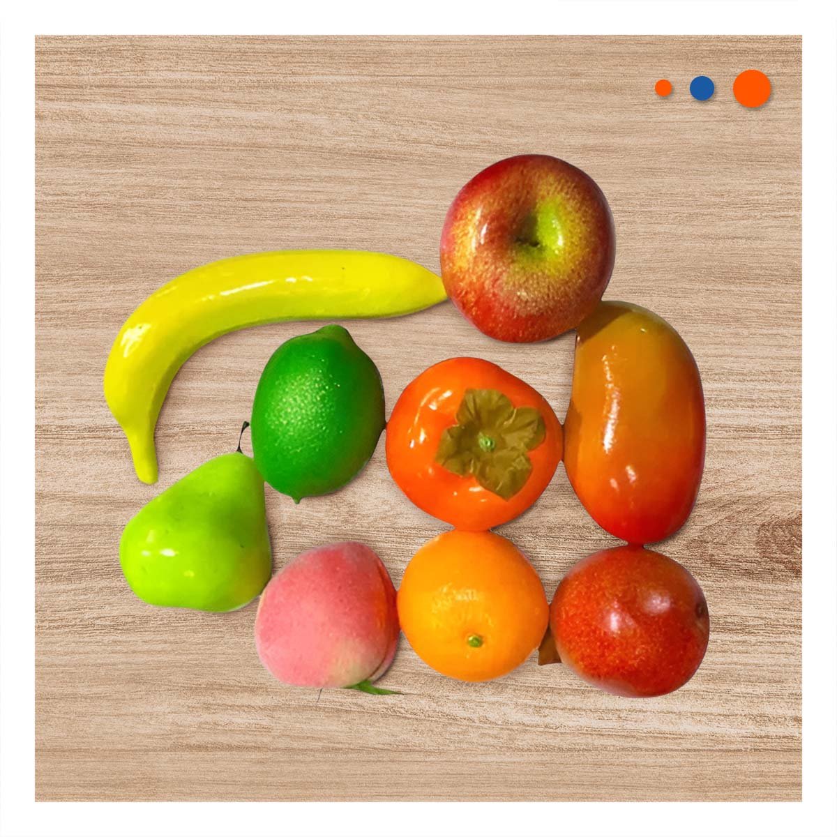 PACK4 FORMATO LUDICO DE FRUTAS PARA MOMENTOS DE DIVERSION YREGALO STICKER - 3