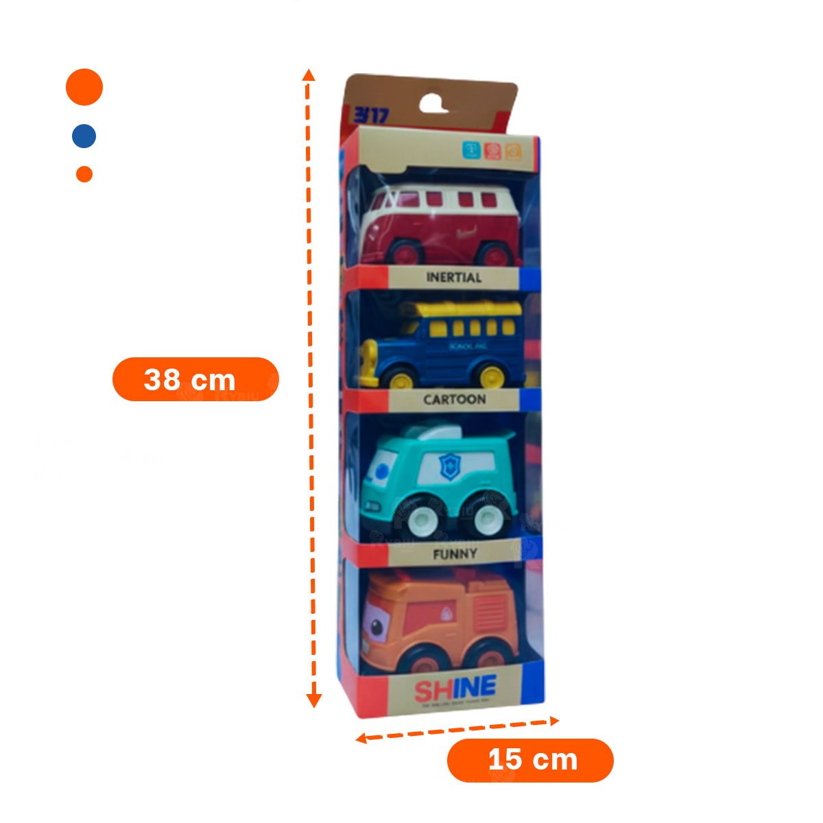 PACK12 SET INFANTIL DE VEHICULOS A FRICCION PARA INFANTES - 4