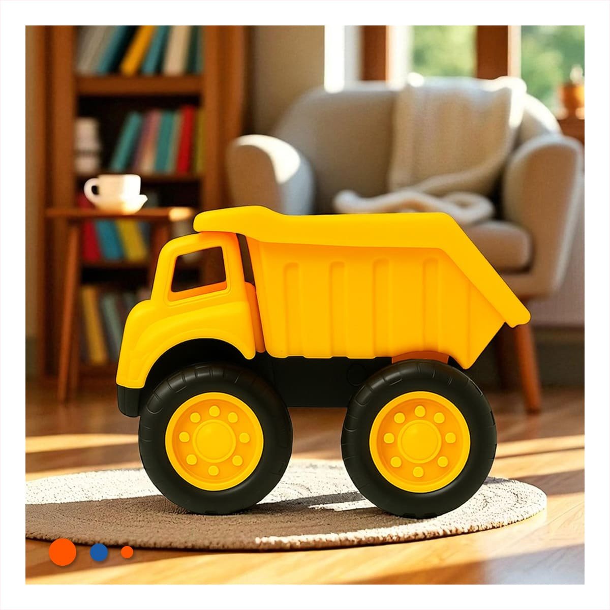 VEHICULO DE CARGA PARA NINOS CON DISENO DIVERTIDO Y FACIL DE USAR Y+REGALO STICKER - 2