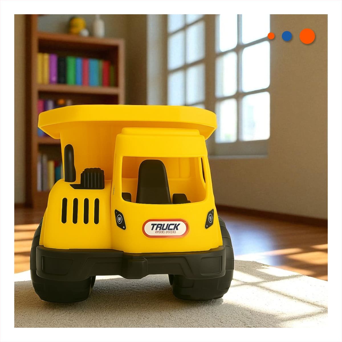 VEHICULO DE CARGA PARA NINOS CON DISENO DIVERTIDO Y FACIL DE USAR Y+REGALO STICKER - 5