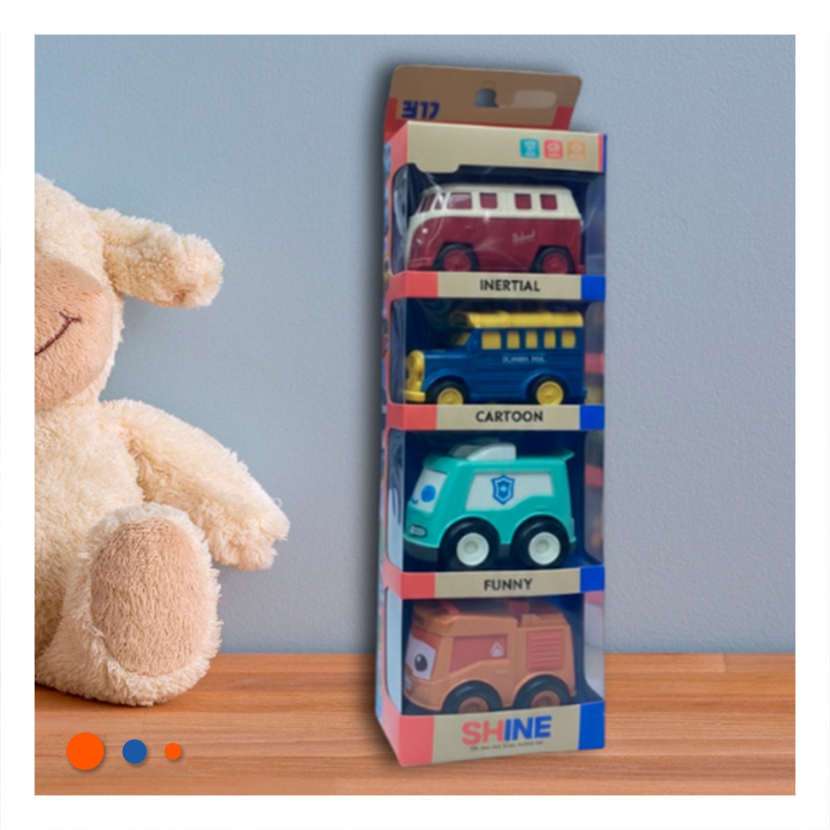 PACK2 COMBO INFANTIL DE COCHES A FRICCION PARA DIVERSION - 2