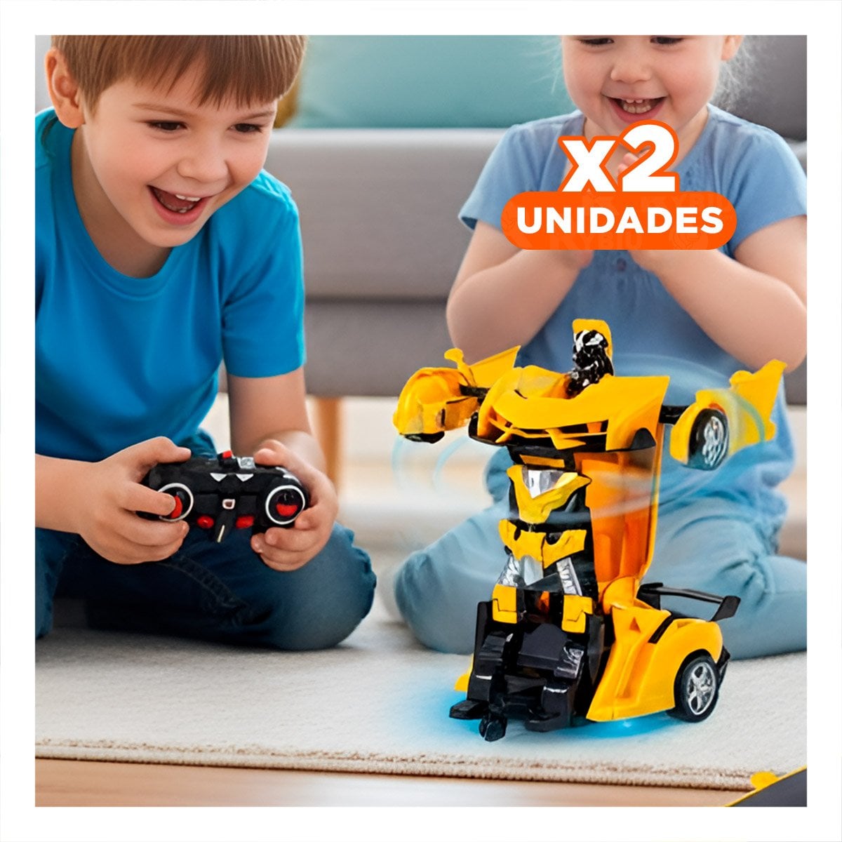 PACK2 SERIE MOVIL ROBOT CON CONTROL PARA JUEGO DINAMICO Y+REGALO STICKER - 1