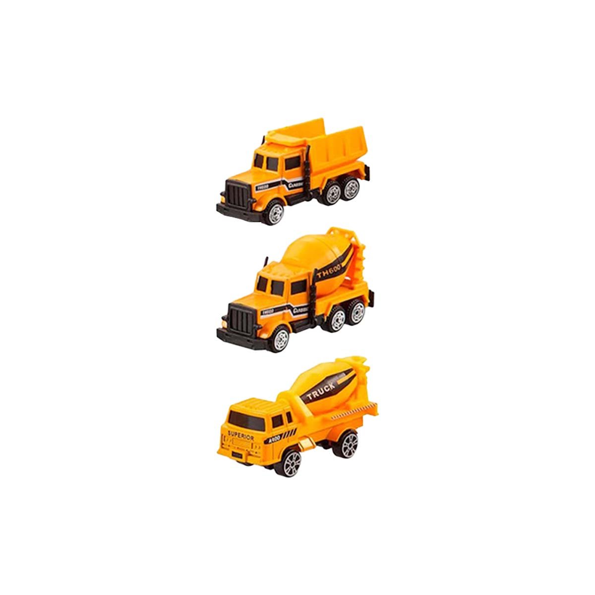 PACK2 JUGUETE CARRITOS DE OBRAS PARA PEQUENOS EN AMARILLO - 3