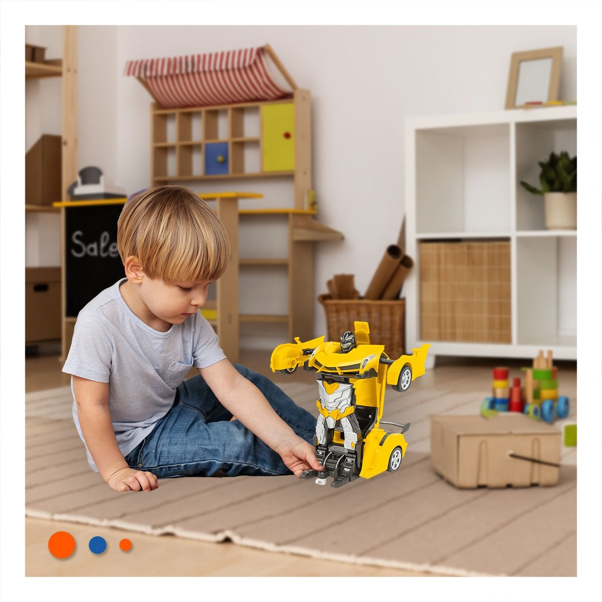 PACK2 JUEGO MOVIL ROBOT CON CONTROL PARA ACCION Y MOVIMIENTO - 3