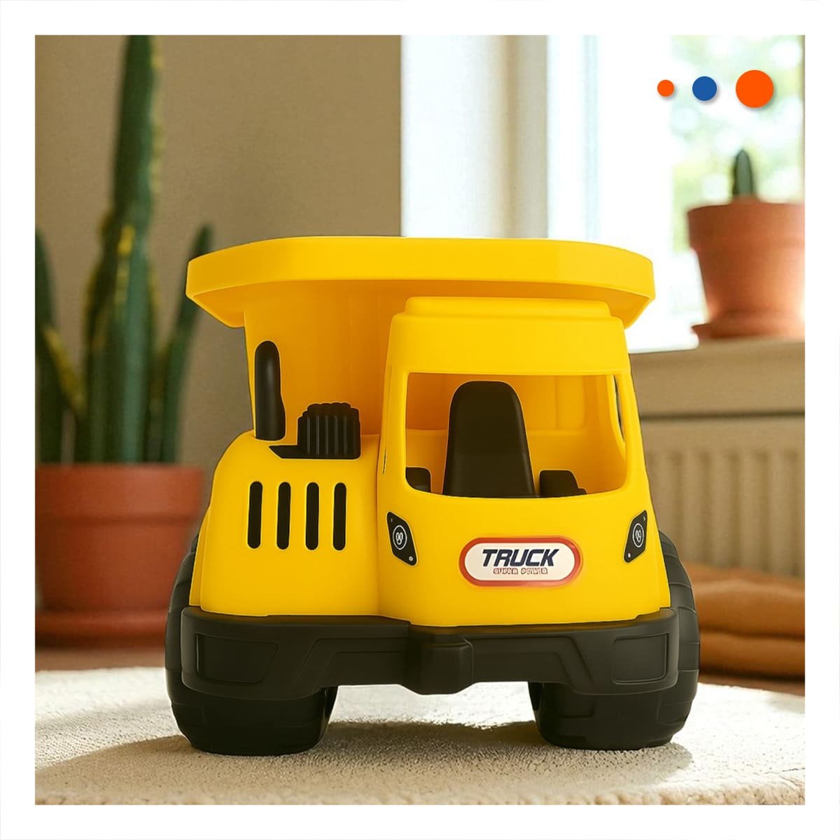 PACK4 CAMION DE JUEGO PARA NINOS CON ESTILO RESISTENTE Y+PAPEL REGALO - 2