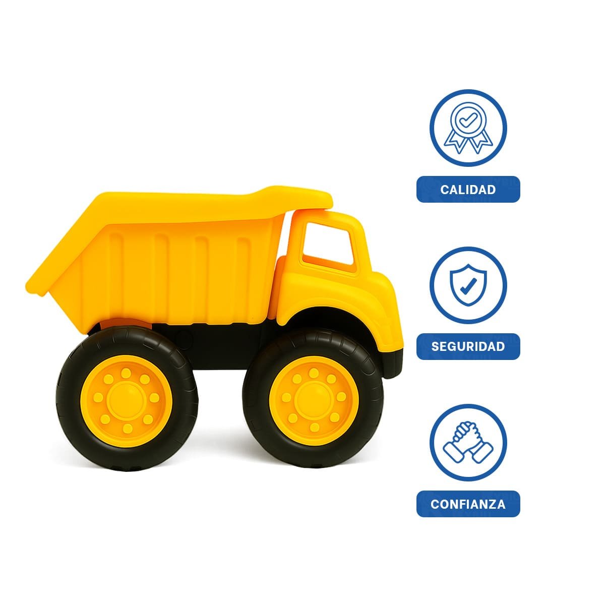 AUTO VOLQUETE INFANTIL PARA JUEGO DIARIO CON ESTILO LLAMATIVO Y RESISTENTE - 3