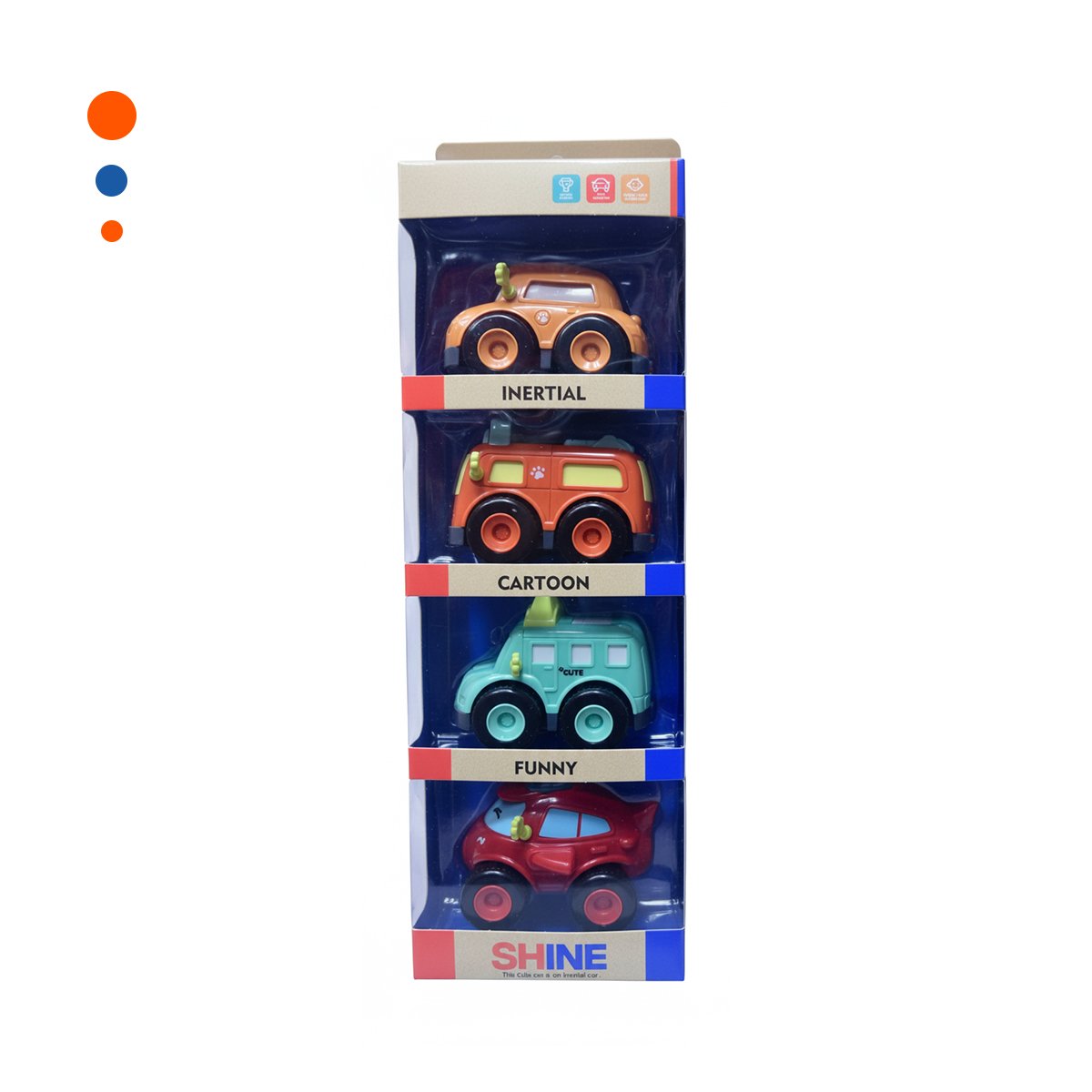 PACK12 COCHES RECREATIVOS SET 4 PZ PARA ENTRETENIMIENTO CONTINUO Y+REGALO STICKER - 2
