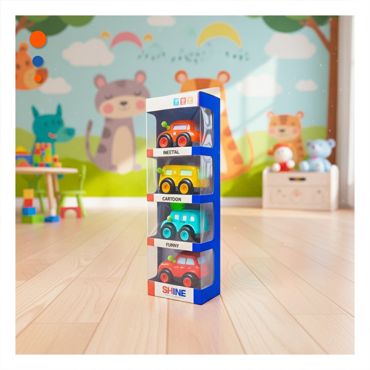 PACK12 COCHES RECREATIVOS SET 4 PZ PARA ENTRETENIMIENTO CONTINUO Y+REGALO STICKER - 5