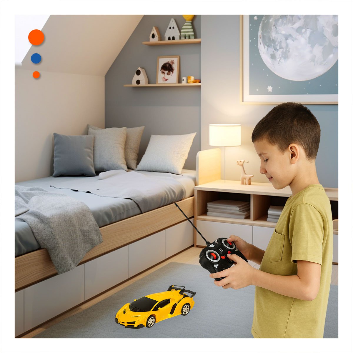 PACK6 SISTEMA MOVIL CON CONTROL ROBOT PARA ACCION Y+PAPEL REGALO - 5
