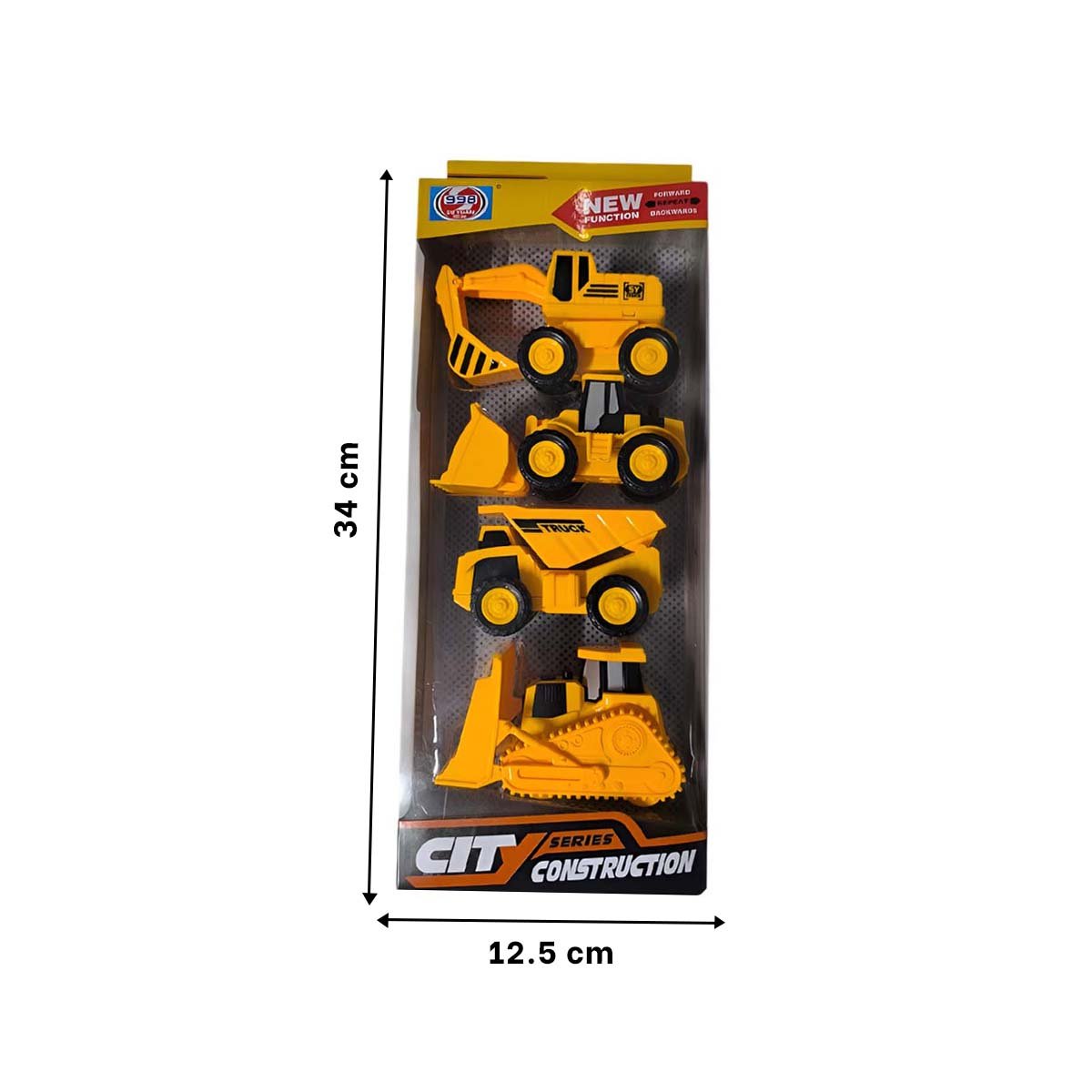 PACK6 SET DE 4 CARRITOS ESCAVADORA MONTACARGA Y MAS - 4