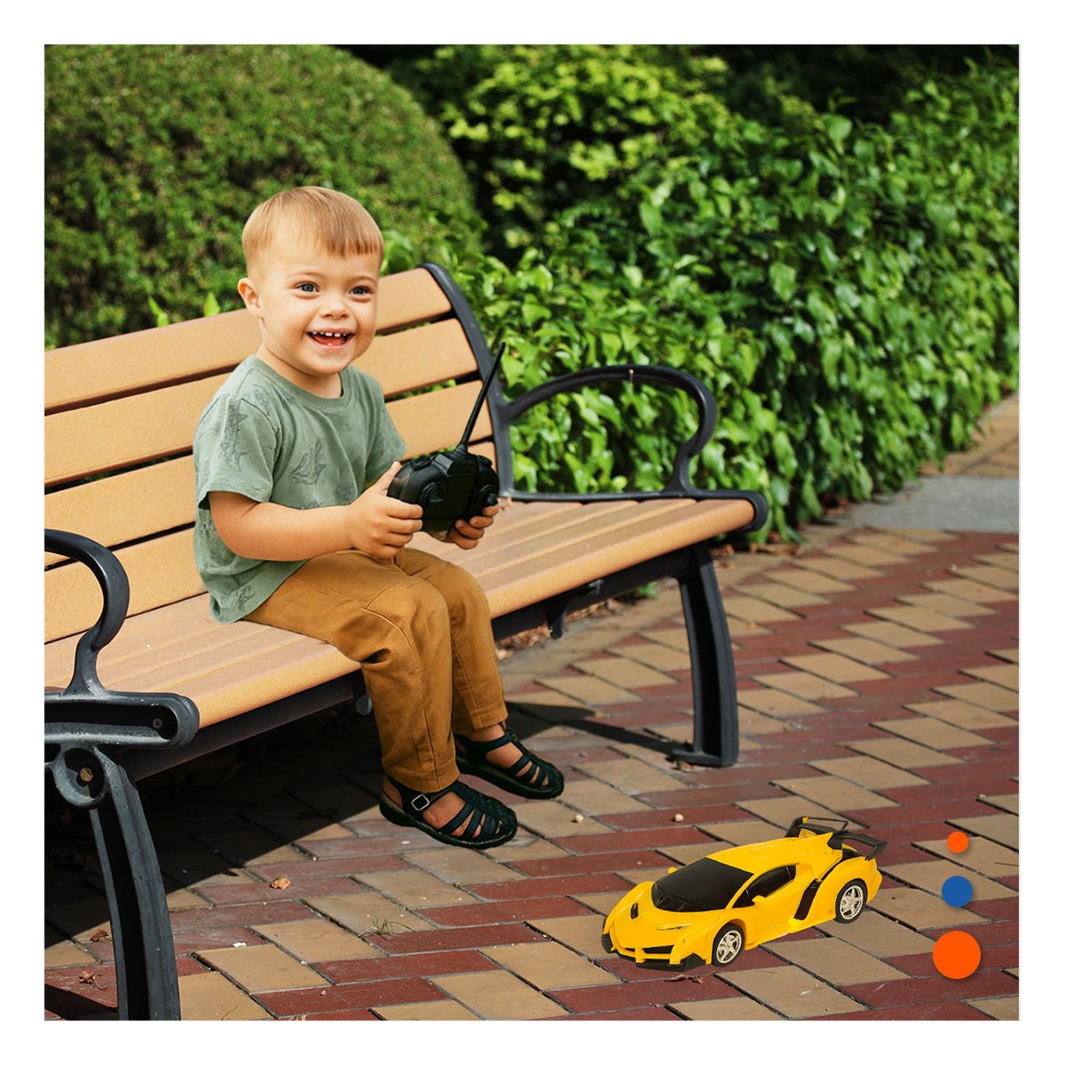 MODELO ROBOT MOVIL CON CONTROL PARA DIVERSION Y COORDINACION MANUAL Y+LIGAS REGALO - 2