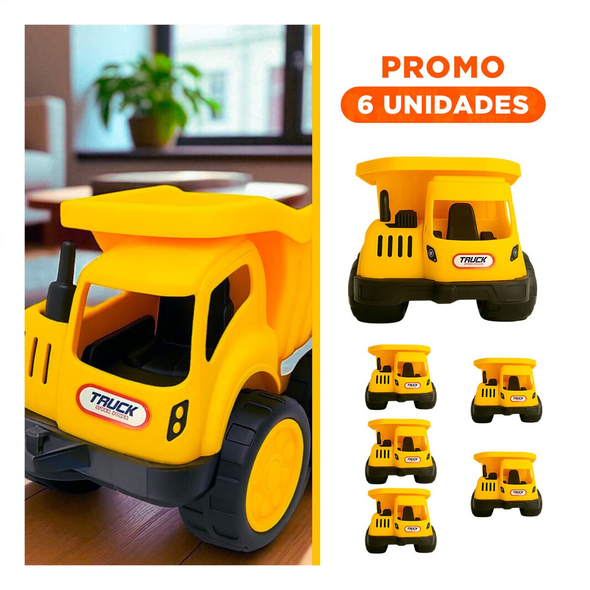 PACK6 AUTO DE TRABAJO PARA NINOS CON USO DIARIO - 1