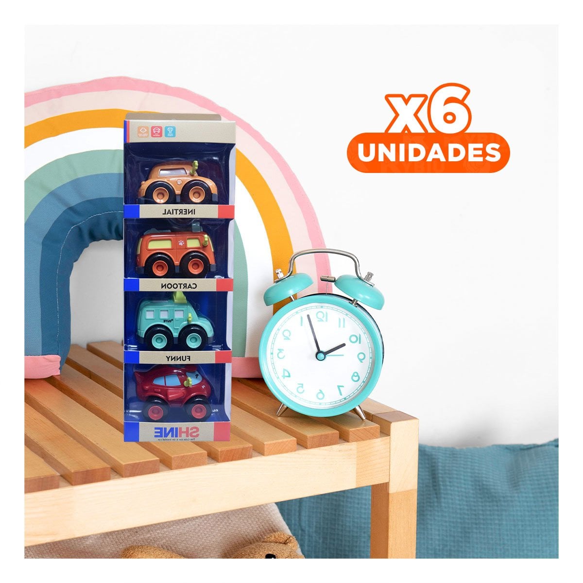 PACK6 JUGUETES RECREATIVOS SET 4 PZ PARA USO EN INTERIORES Y+REGALO STICKER - 1