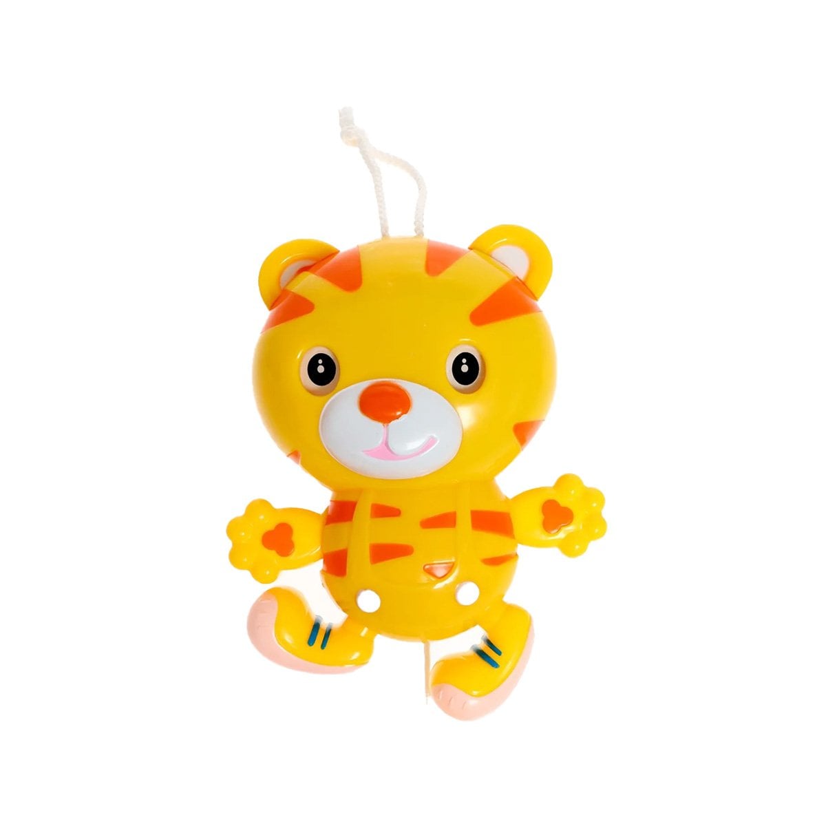 PACK2 ADORNO TIGRE A CUERDA AMARILLO CON MELODIA LIGERA Y+REGALO STICKER - 2