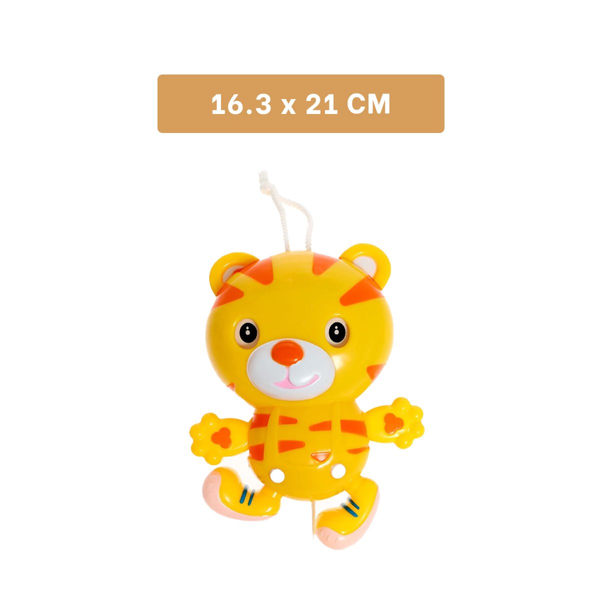 PACK4 ACCESORIO DECORATIVO MUSICAL TIGRE AMARILLO A CUERDA PARA DESCANSO Y+REGALO STICKER - 4