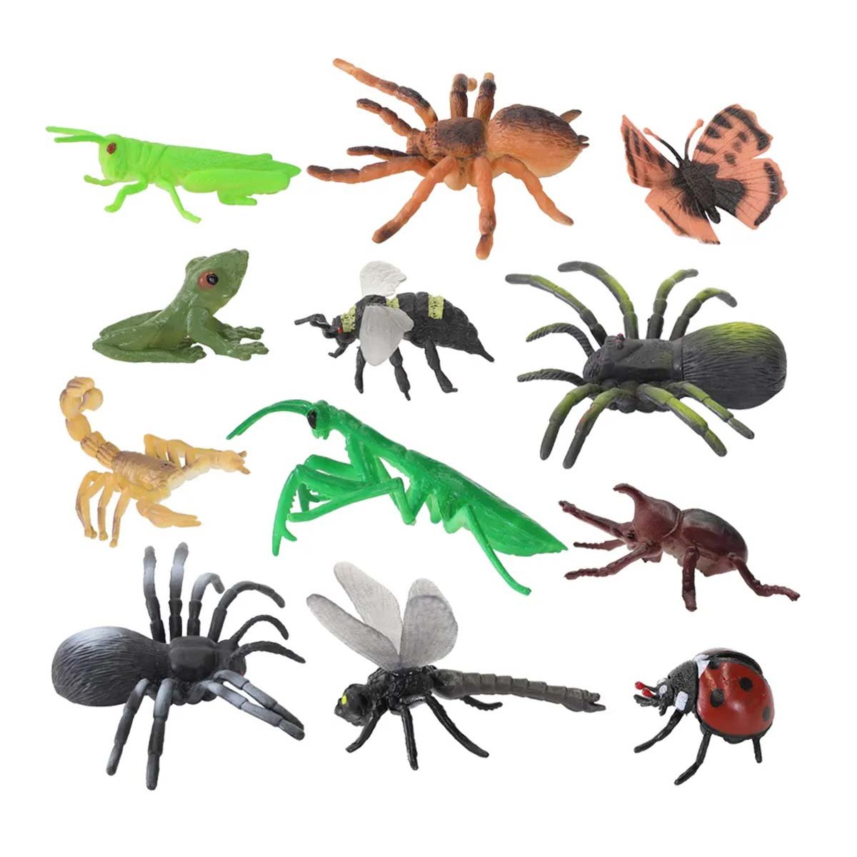 PACK4 FIGURAS EDUCATIVAS DE INSECTOS MULTICOLOR PARA ACTIVIDADES DIDACTICAS YPAPEL REGALO - 3