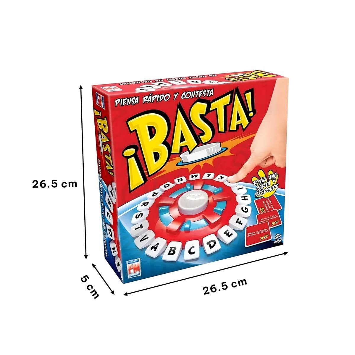 PACK2 DESAFIO MENTAL BASTA CON CATEGORIAS VARIADAS Y LETRAS AL AZAR Y+PAPEL REGALO - 4