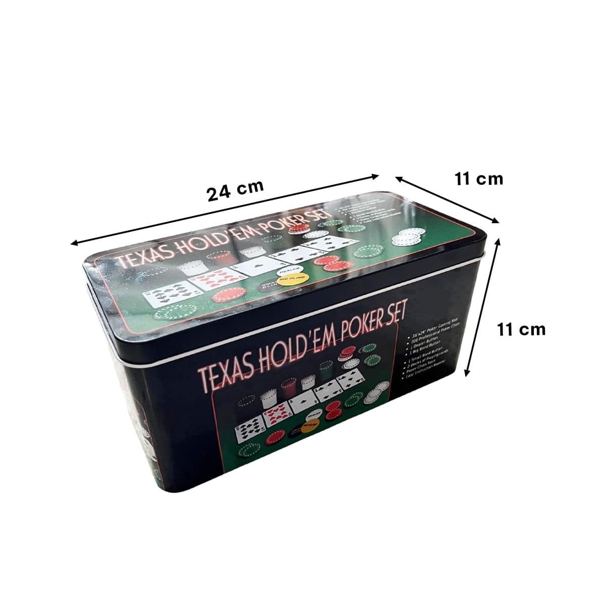 PACK2 SET DE NAIPES CON KIT DE 200 FICHAS Y+REGALO STICKERS - 4