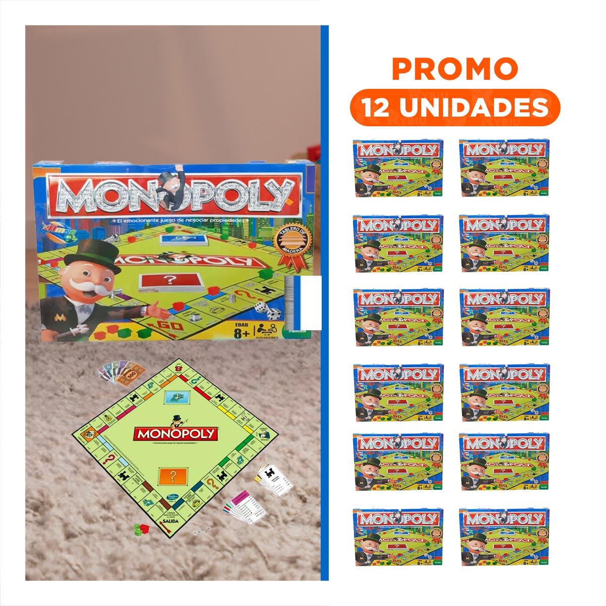 PACK12 JUEGO DE TERRATENIENTE CON TOQUES CREATIVOS Y PIEZAS - 1
