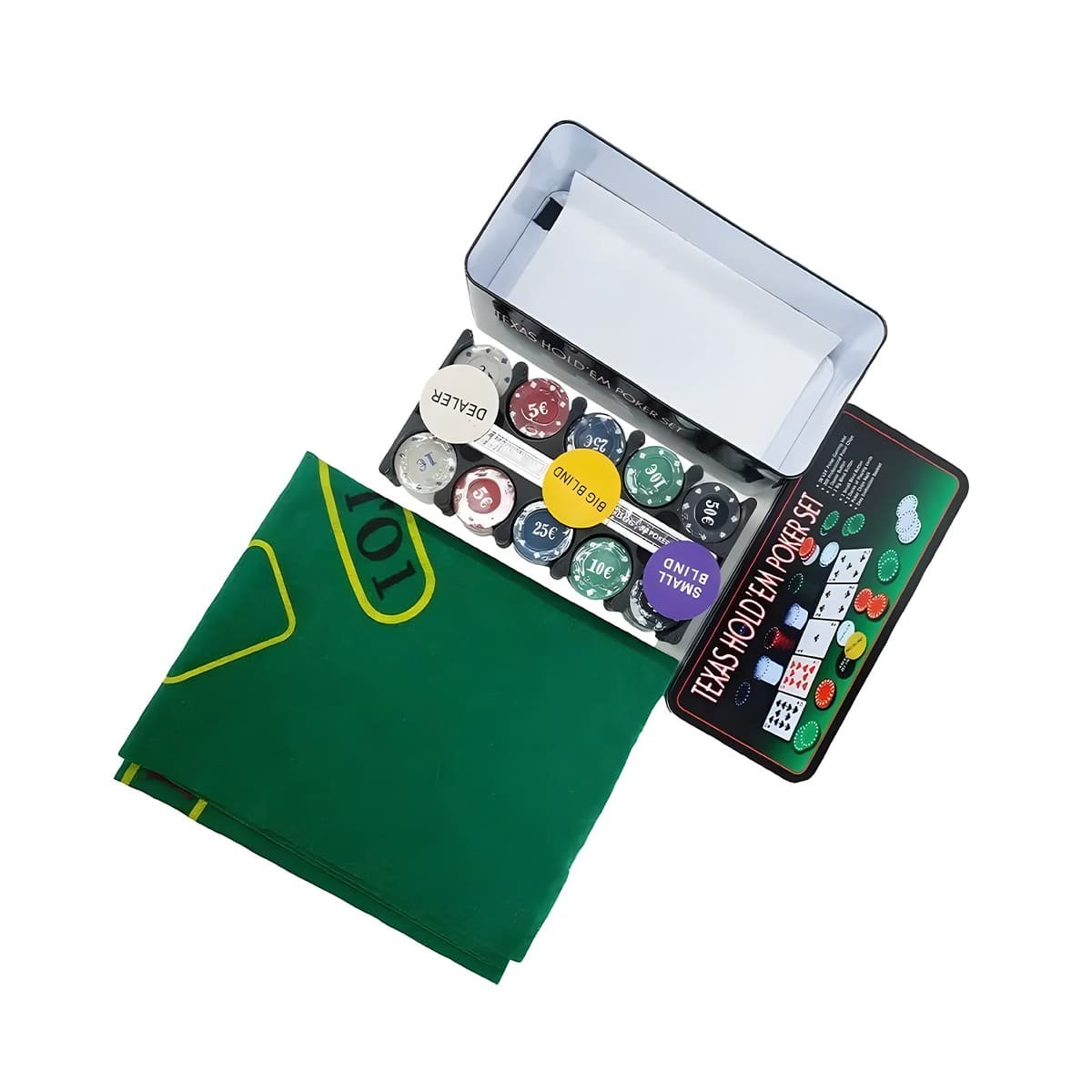 PACK6 KIT JUEGO DE MESA ESTILO CASINO Y+REGALO STICKERS - 3