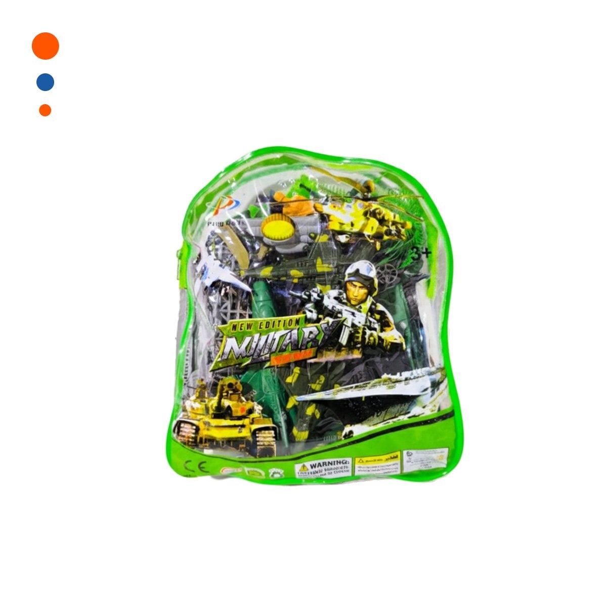 GUERREROS EQUIPADOS EN MOCHILA CON ACCESORIOS DE JUEGO PARA DIVERSION CREATIVA YPAPEL REGALO - 1