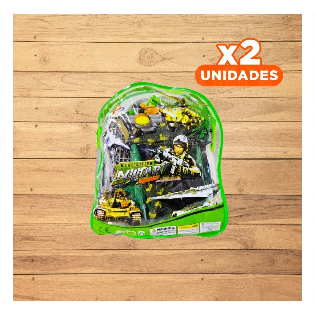 PACK2 TROPAS INFANTILES EN MOCHILA CON ACCESORIOS PARA AVENTURAS YREGALO STICKER - 1