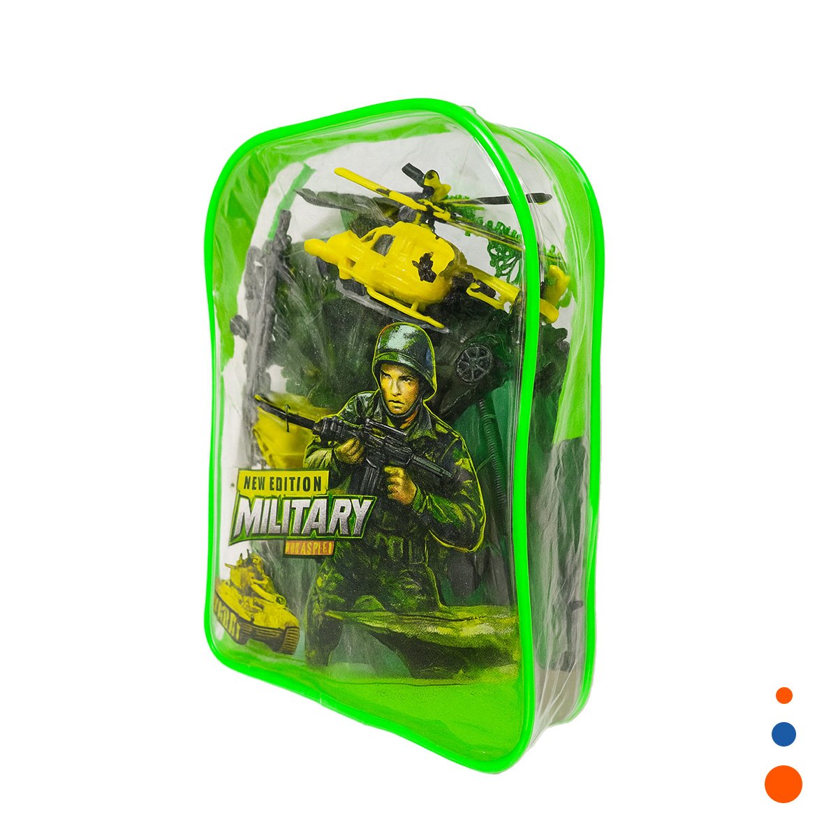 PACK6 EQUIPADO DE SET DE VEHICULO MILITAR Y+PAPEL DE REGALO - 3