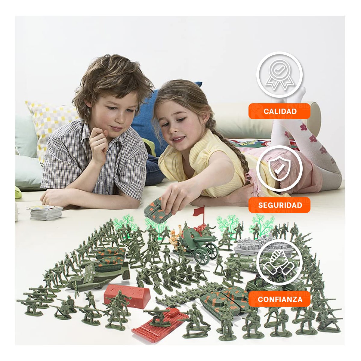 PACK2 SOLDADITOS DE SIMULACION DE BATALLA Y+PAPEL DE REGALO - 2
