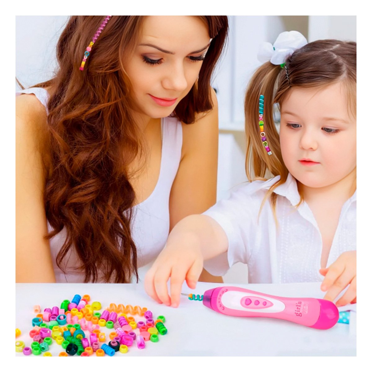 PACK6 JUEGO DE CUENTAS BRILLANTES MAGICAS Y+REGALO STICKERS - 5