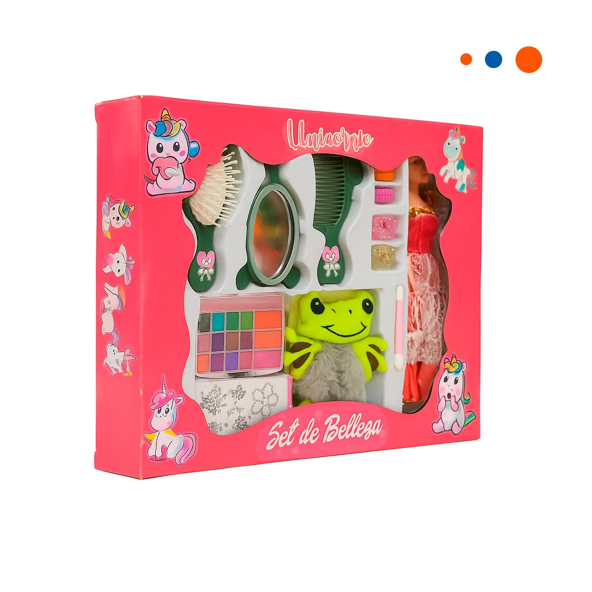 PACK4 SET INFANTIL DE MAQUILLAJE DIVERTIDO Y+REGALO STICKERS - 3