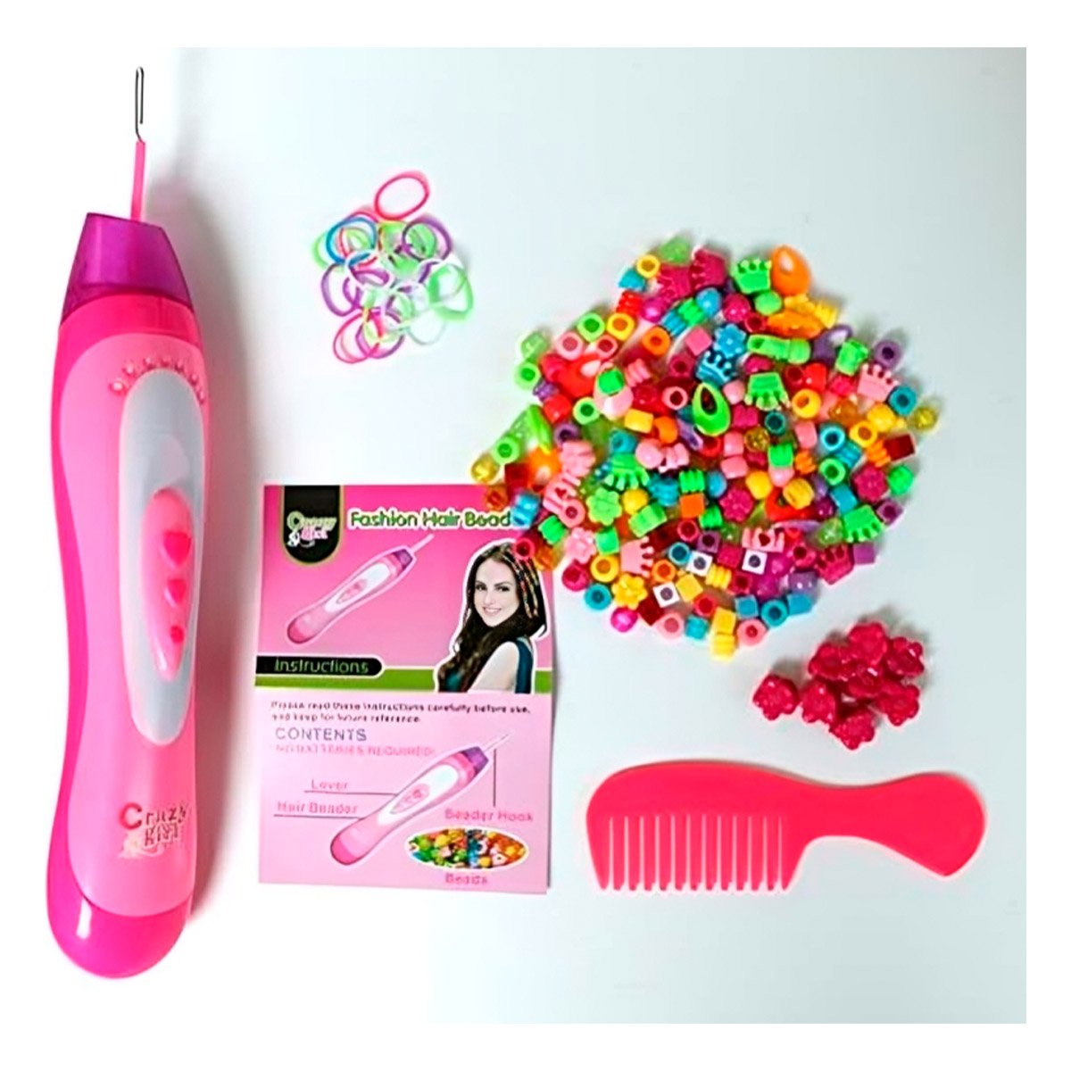 SET DE ACCESORIOS PARA EL CABELLO DE NINAS Y+LIGAS DE REGALO - 3