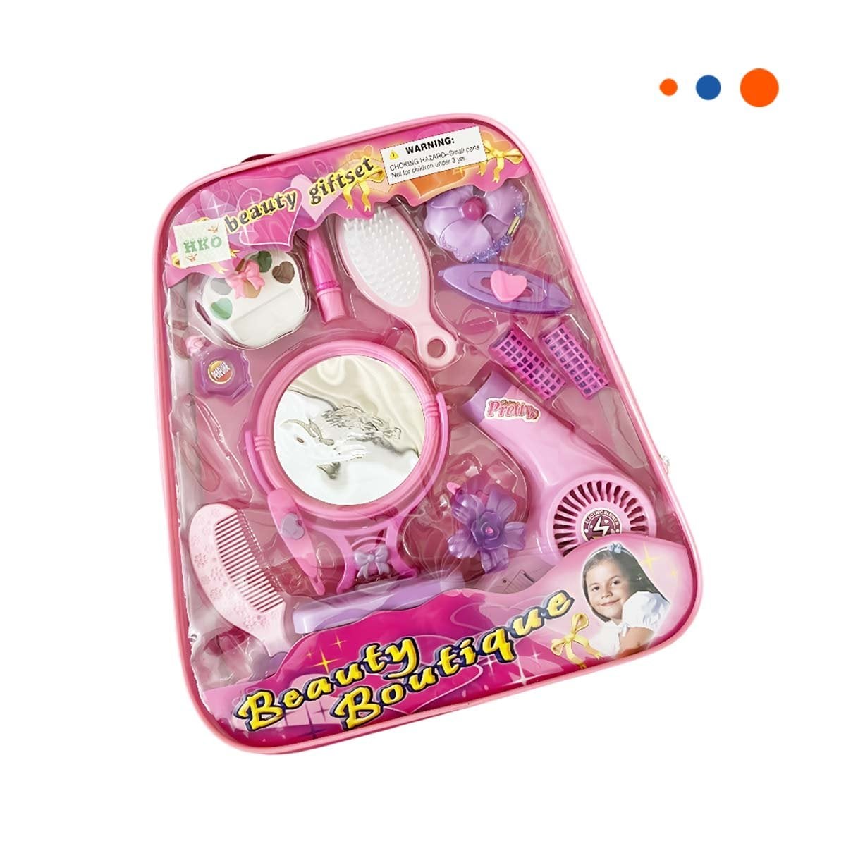 PACK2 KIT DE JUGUETE INFANTIL SECADOR Y+PAPEL DE REGALO - 3