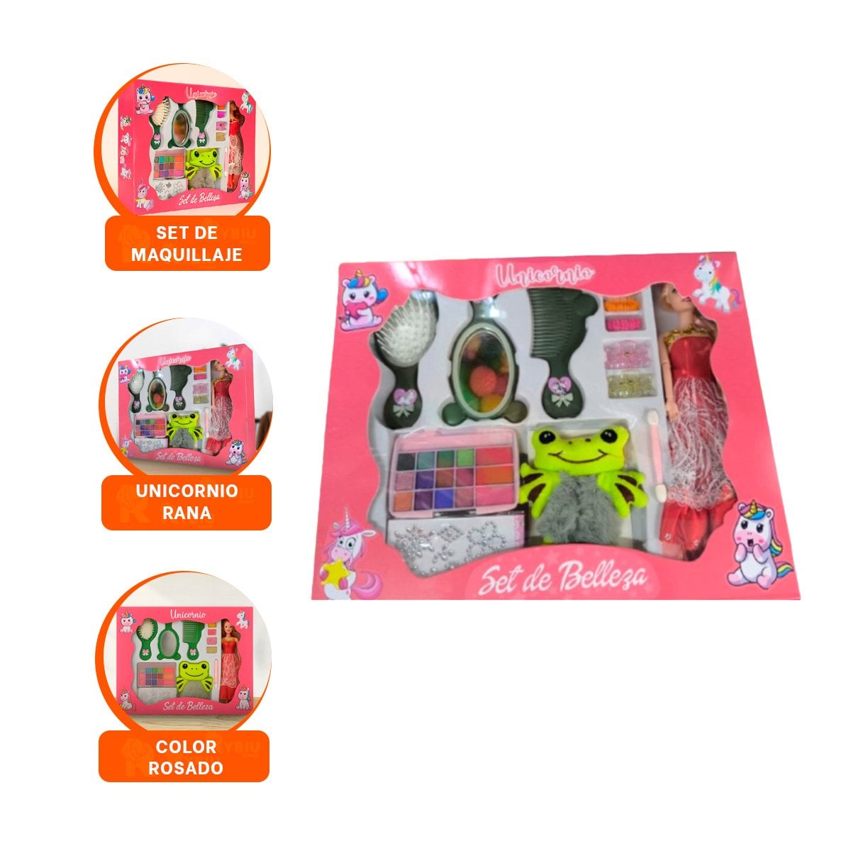 JUGUETE ESTUCHE MAQUILLAJE DE FANTASIA Y+PAPEL DE REGALO - 2