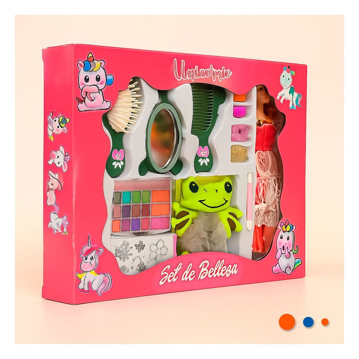 JUGUETE ESTUCHE MAQUILLAJE DE FANTASIA Y+PAPEL DE REGALO - 3