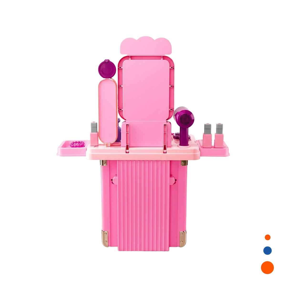 PACK4 SET PELUQUERIA INFANTIL CON ACCESORIOS DE MAQUILLAJE - 3