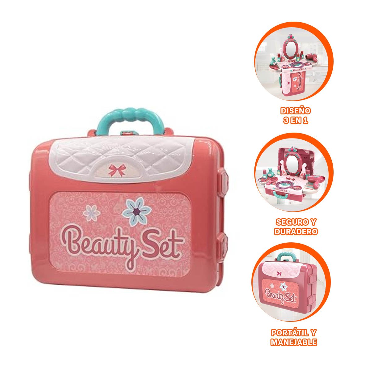 PACK2 KIT DE BELLEZA PARA JUGAR EN CASA Y+REGALO STICKERS - 2