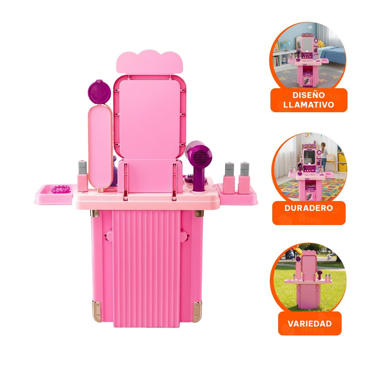 SET DE PELUQUERIA STYLE PARA JUEGO CREATIVO EN CASA Y MOMENTOS RECREATIVOS - 3