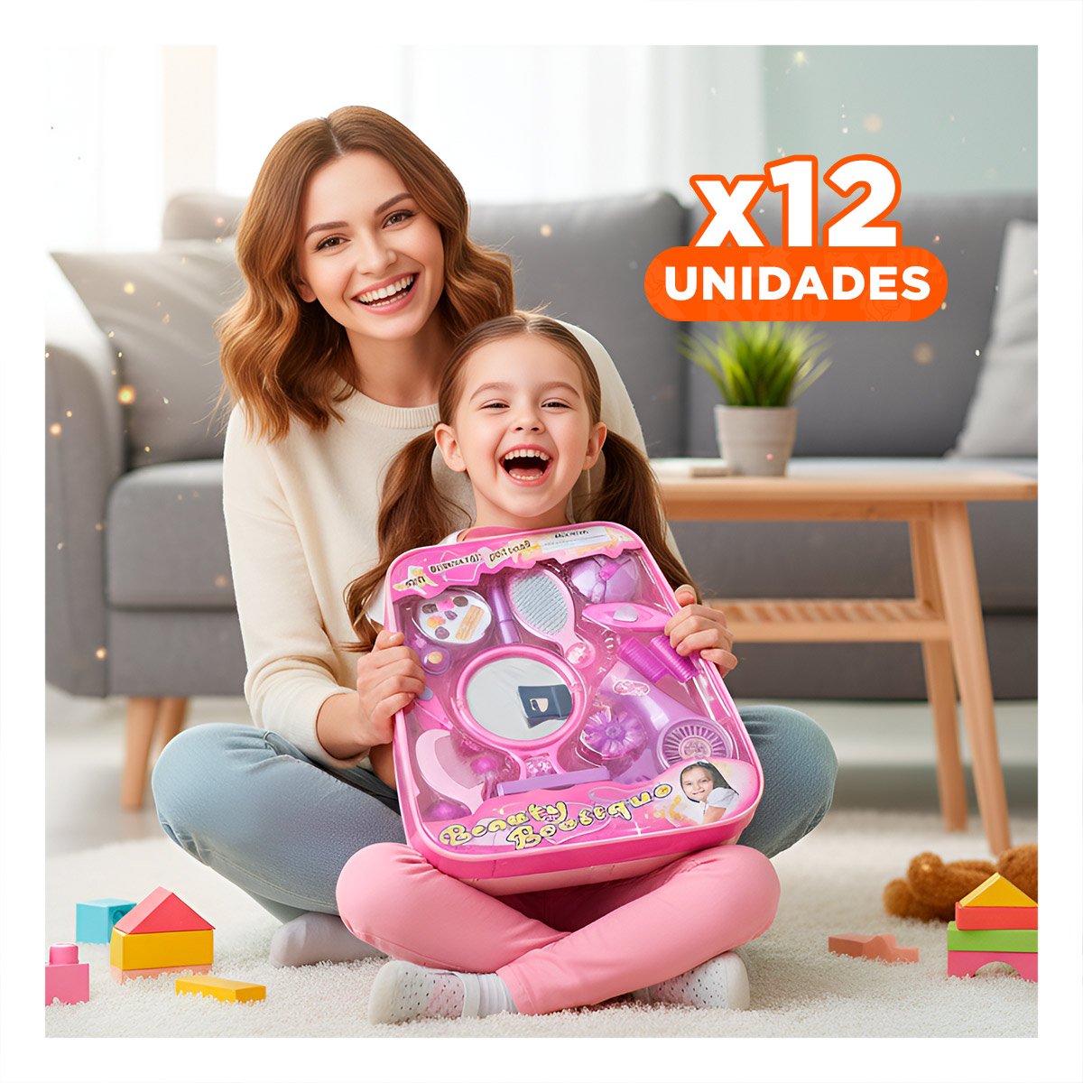 PACK12 MOCHILA SET KID COMPLETO DE BELLEZA Y+REGALO STICKERS - 1