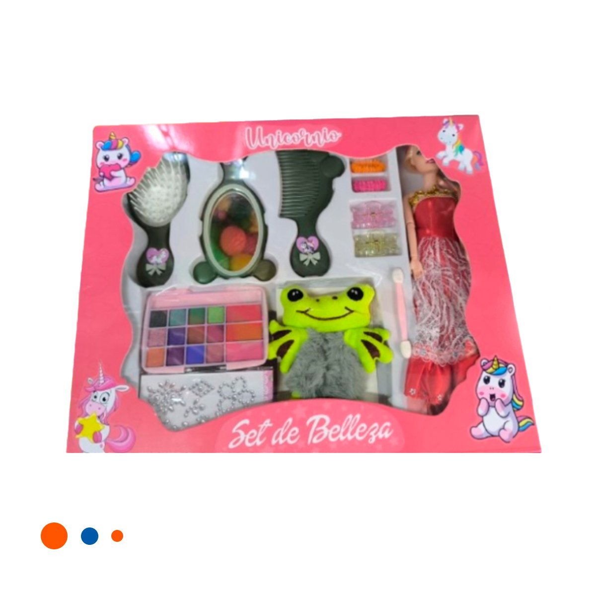 JUGUETE MAQUILLAJE CON PEINE Y ACCESORIOS Y+REGALO STICKERS - 5