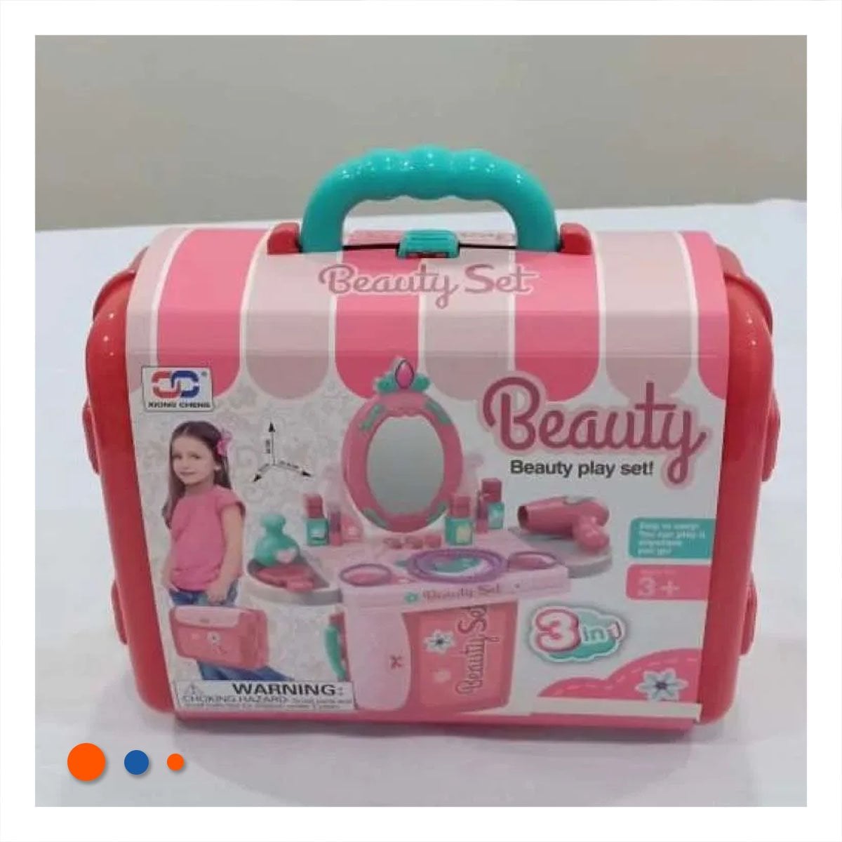 MALETA KID DE TOCADOR DE MAQUILLAJE Y+REGALO STICKERS - 3