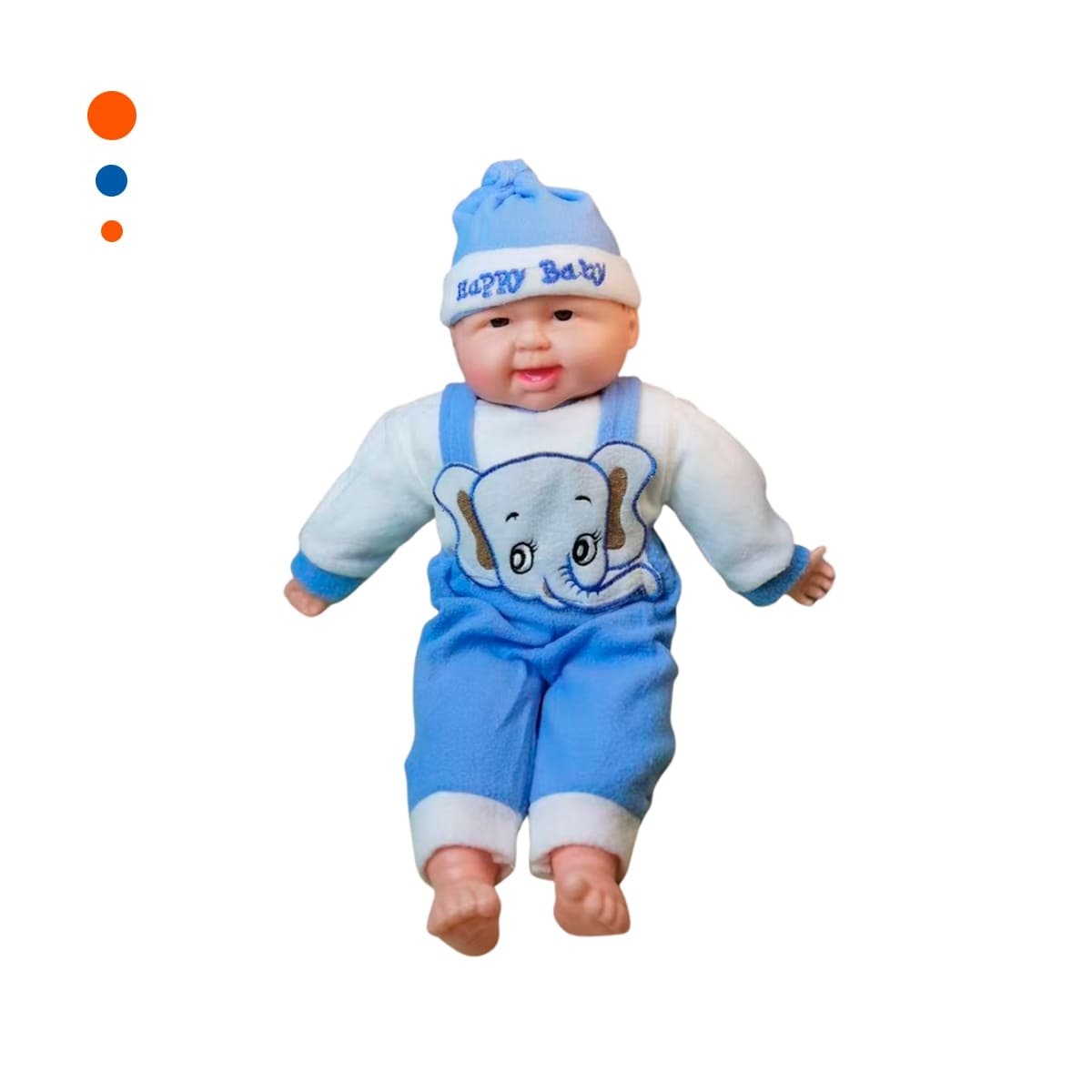 FIGURA DE ELEFANTE CON SONIDO PARA JUEGO CREATIVO EN CASA Y MOMENTOS ALEGRES Y+PAPEL REGALO - 1