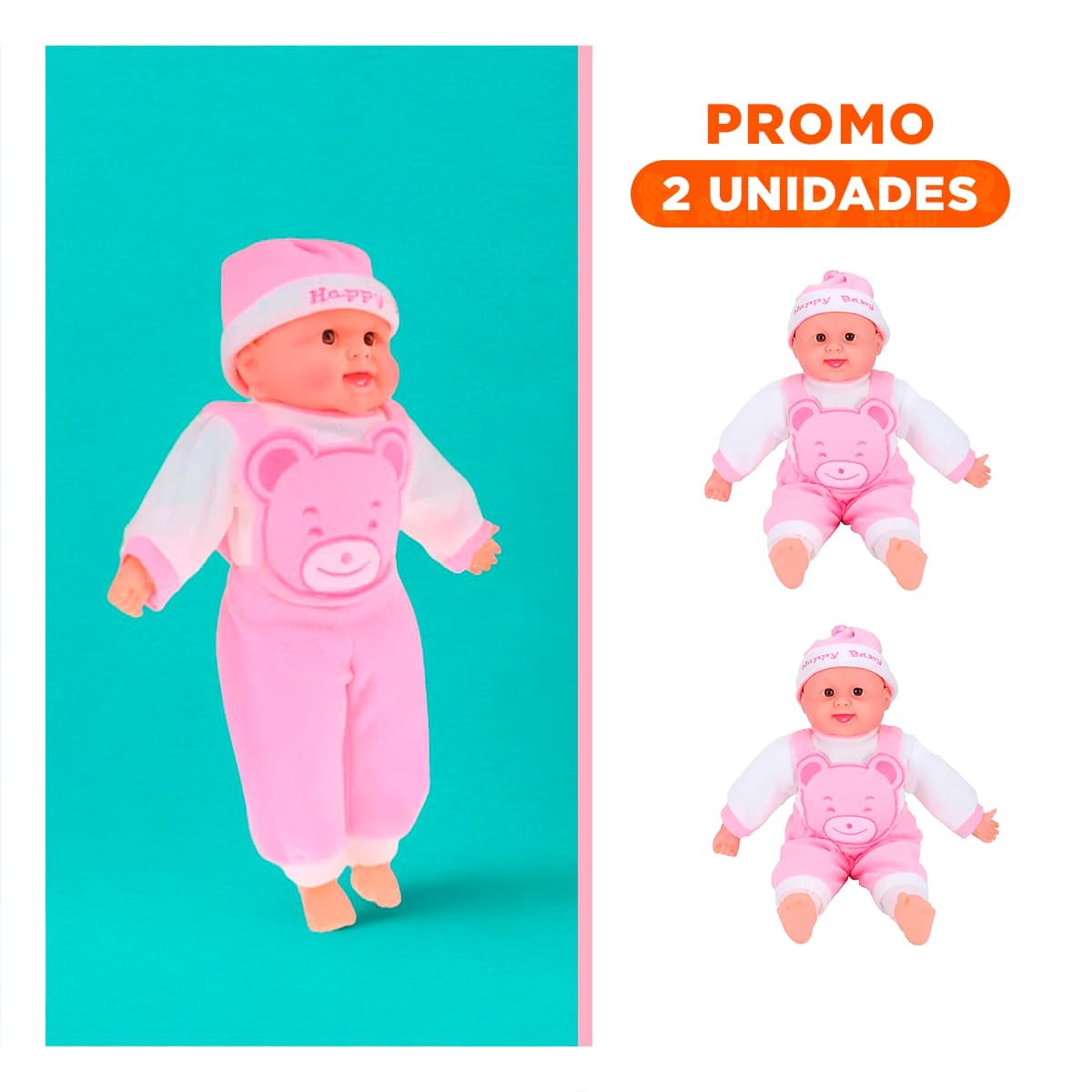 PACK2 FIGURA DE OSO CON SONIDO PARA JUEGO DIARIO - 1