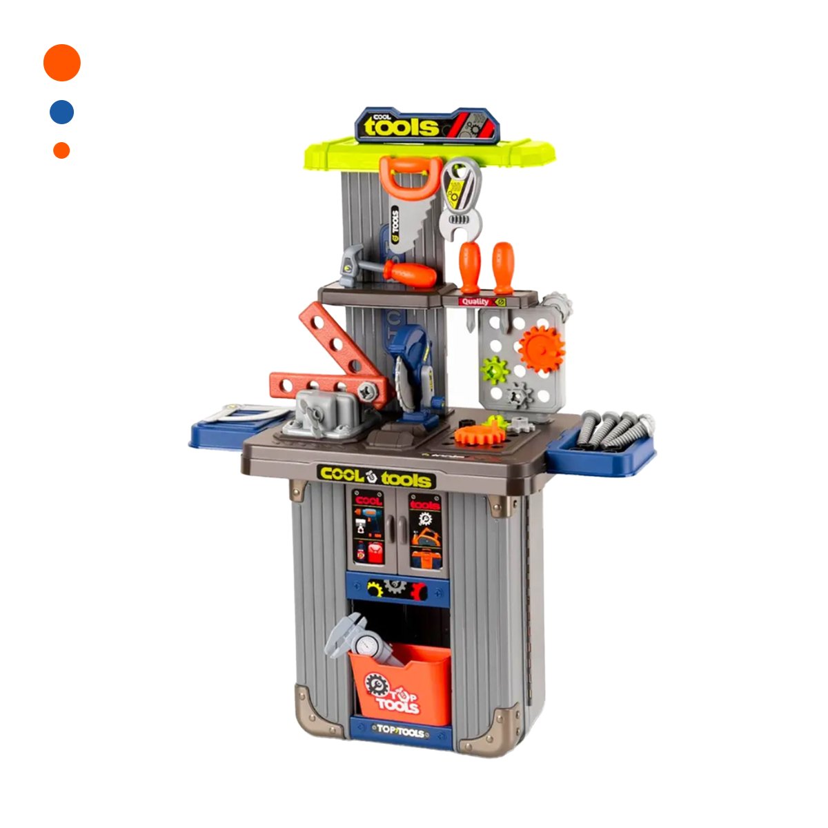 JUGUETE MALETA MULLTIUSO 3 EN 1 PLOMO Y+REGALO STICKERS - 5