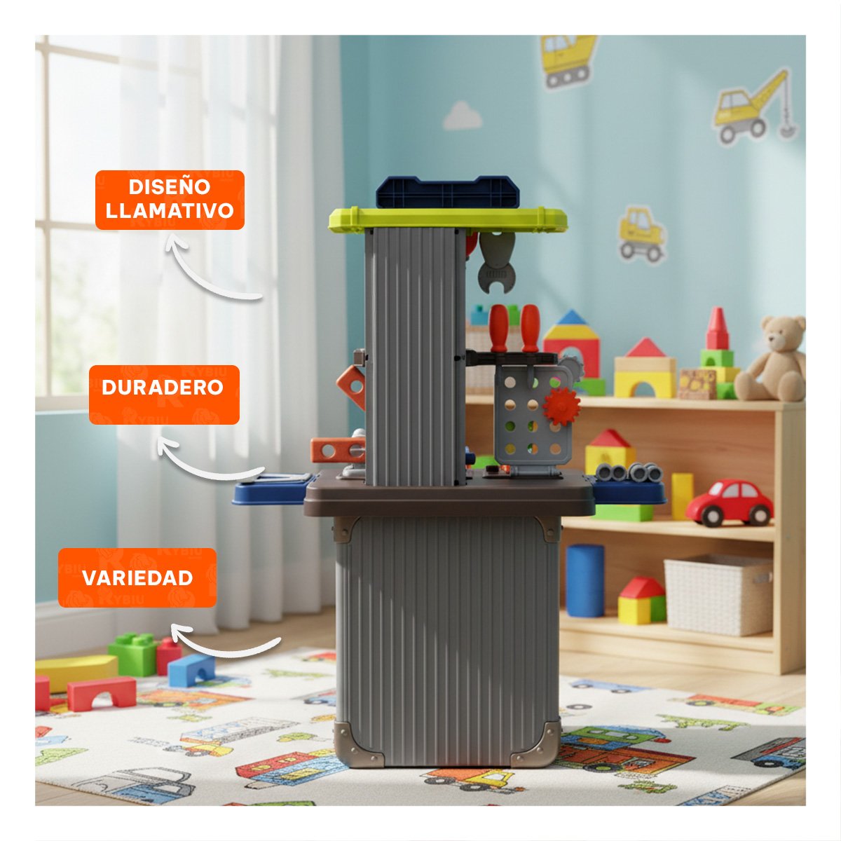 PACK4 SET DE JUEGO DE CONSTRUCCION KIDS Y+REGALO STICKERS - 2