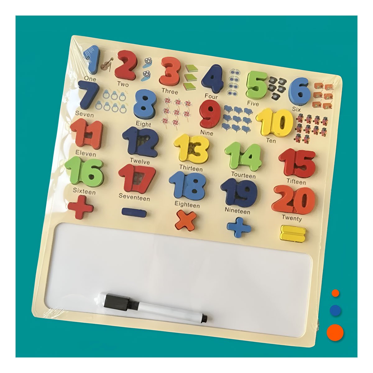 PACK2 OPCION DIDACTICA CON PIZARRA NUMERICA PARA DESARROLLO MENTAL Y+REGALO STICKER - 5