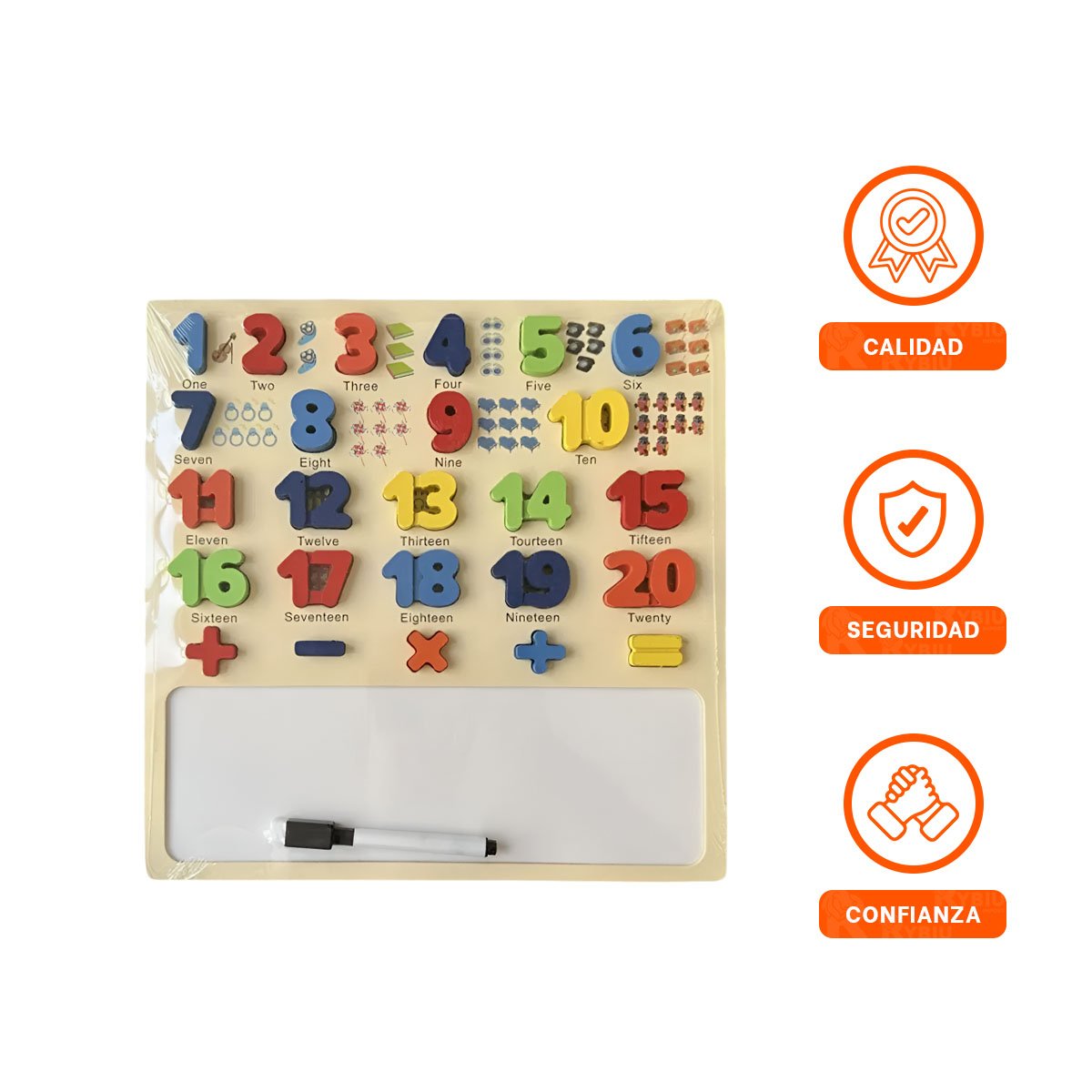 JUEGO EDUCATIVO CON PIZARRA NUMERICA PARA APRENDER JUGANDO EN CASA - 3