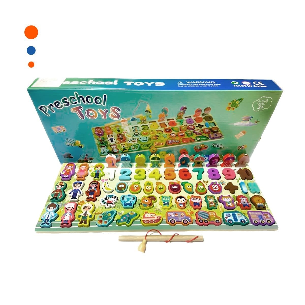 PACK12 PANEL DE PESCA DIVERTIDO CON IMAGENES DE ANIMALES - 3